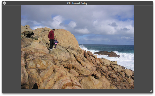 Clipboard History Switcher Window